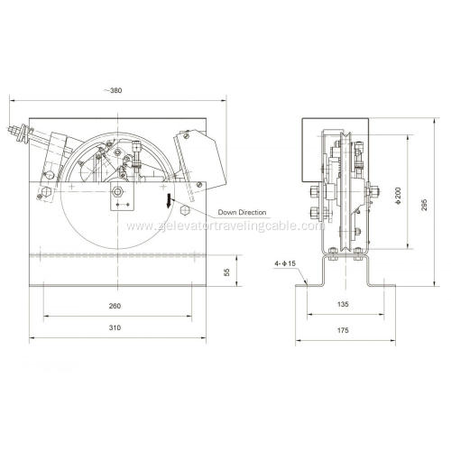 XS3C Overspeed Governor for Passenger Elevators